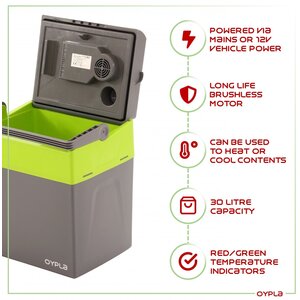 240V AC 12V DC Coolbox Hot Cold Portable Electric Picnic Box