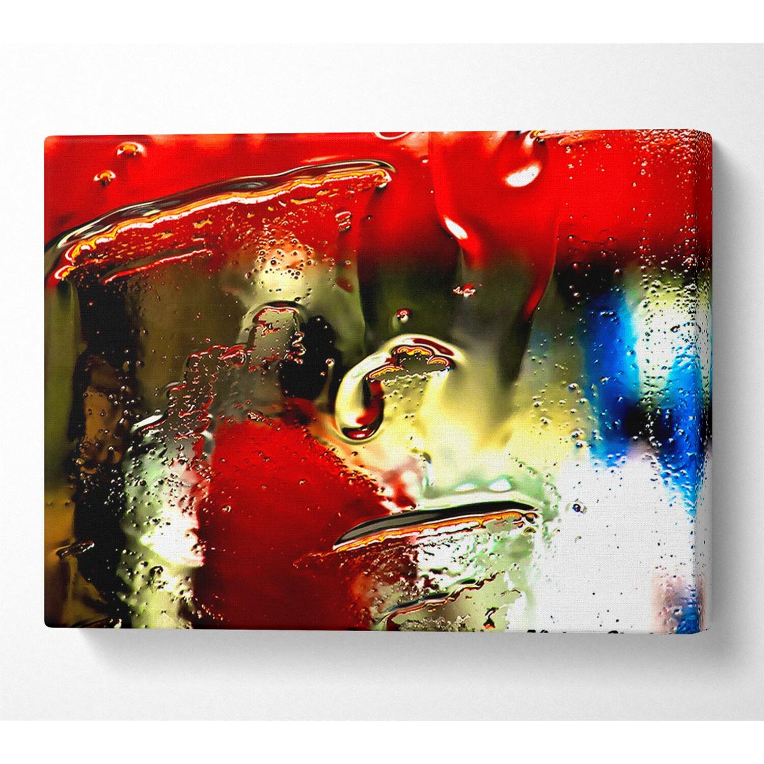 Wallart-Direct - Water Maze Canvas Print Wall Art - Yellow / 101.6cm thumbnail