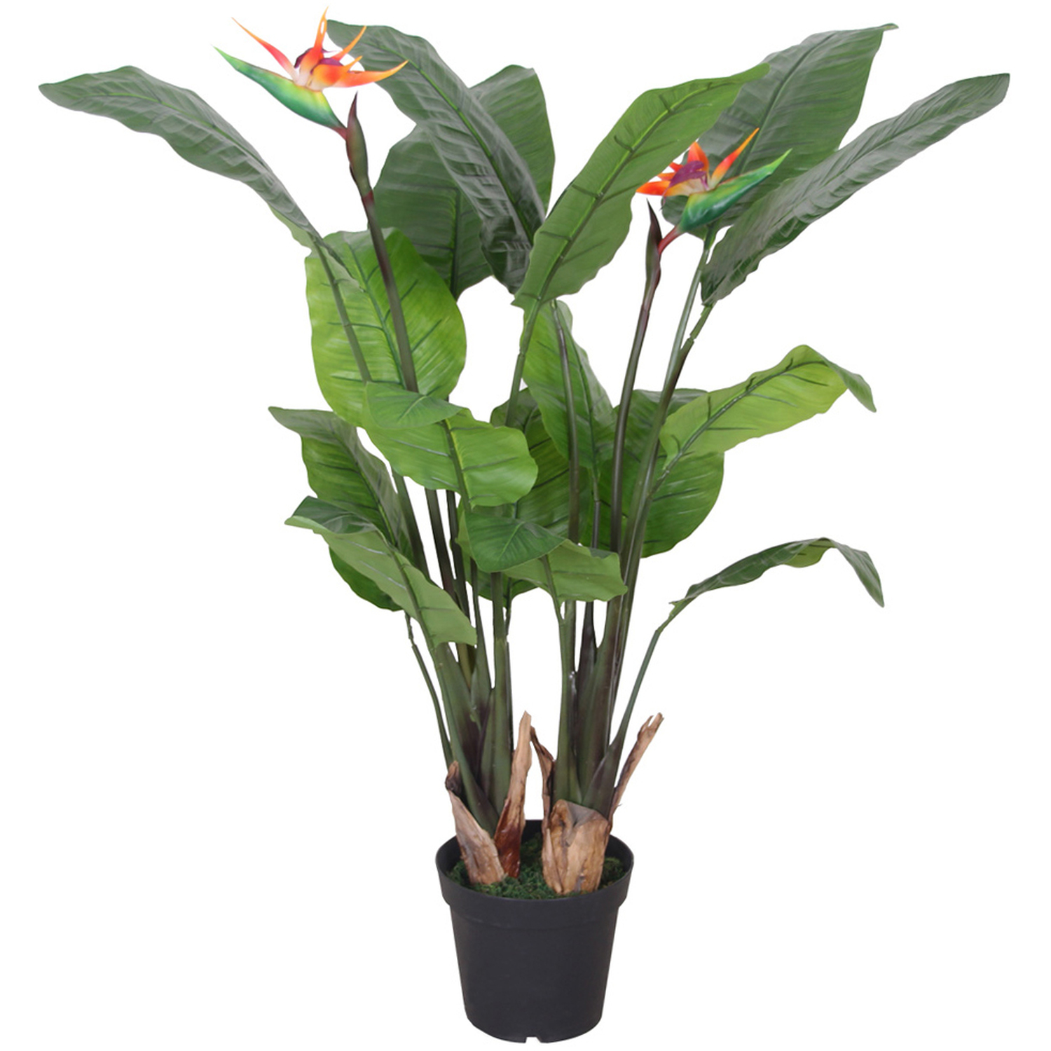 Artificial Bird of Paradise Plant Strelitzia XL - Green