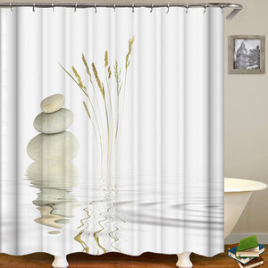 Stones and Ears of Wheat Shower Curtain