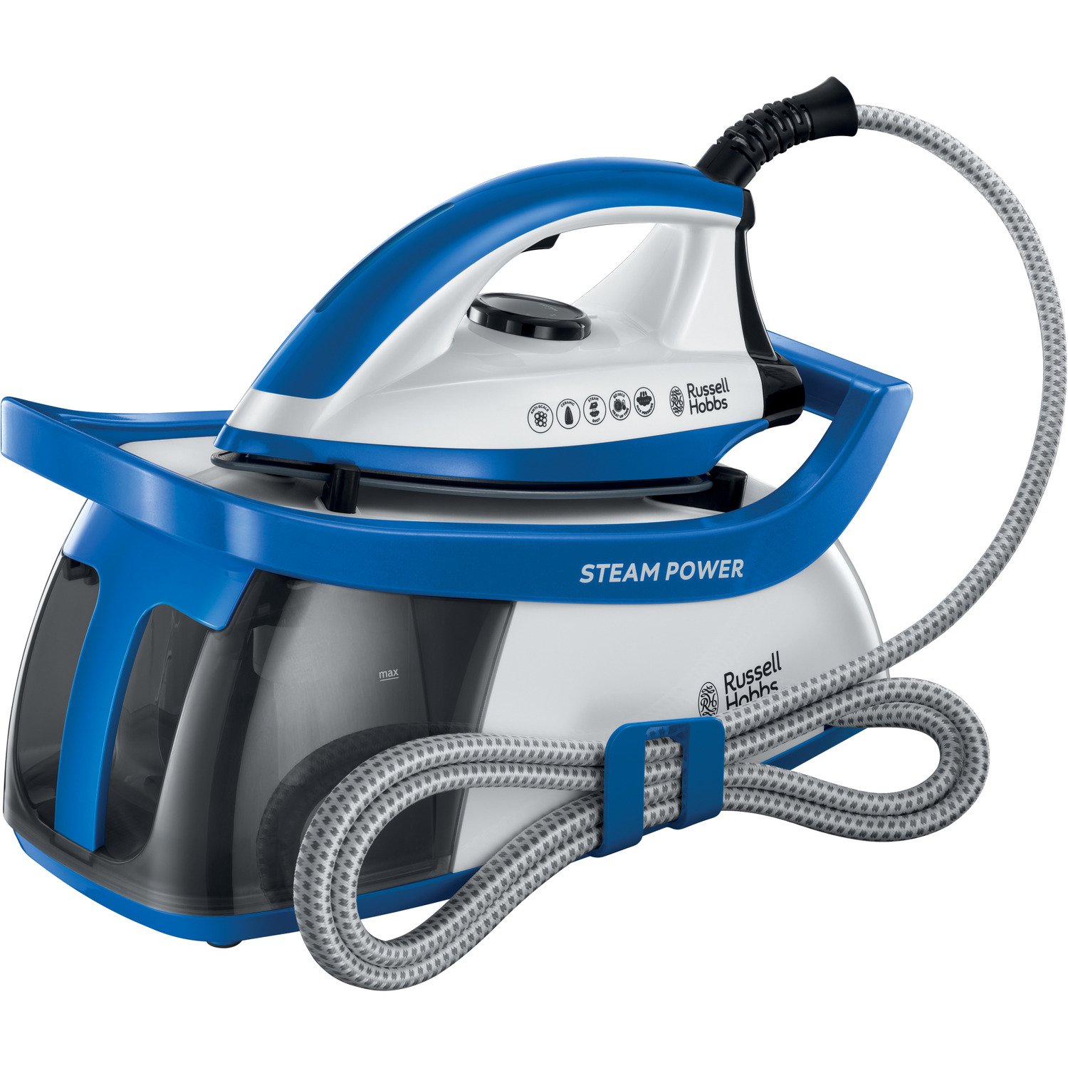 Image of 2600W Steam Power Steam Generator Iron Blue - Blue