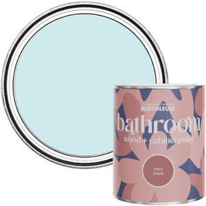 Rust-Oleum Bathroom Wood  Cabinet Paint in Satin Finish - Duck Egg 750ml