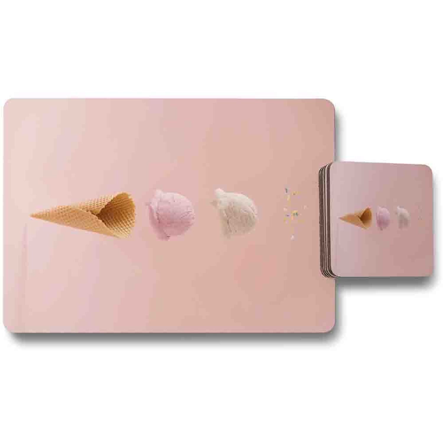 Image of Ice Cream Placemat Coaster Set -&hellip;