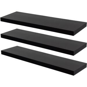 80cm Modern Floating Wall Shelves Pack of 3