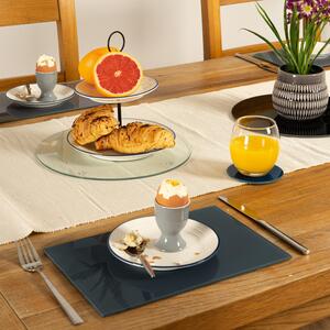12pc Glass Placemats with Square Coasters Set - 30 x 20cm