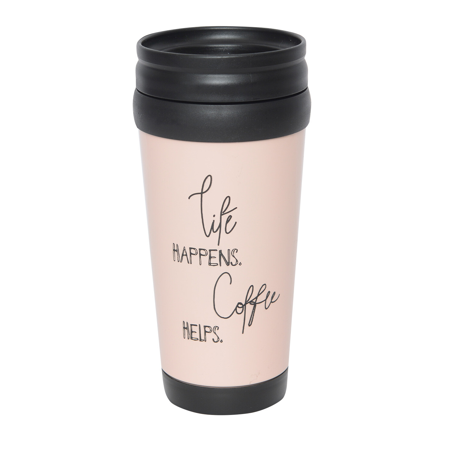 Image of Slogan Double Wall Travel Mug -&hellip;