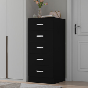 FWStyle Matt Finish 5 Drawer Modern Chest Of Drawers Deep Drawer