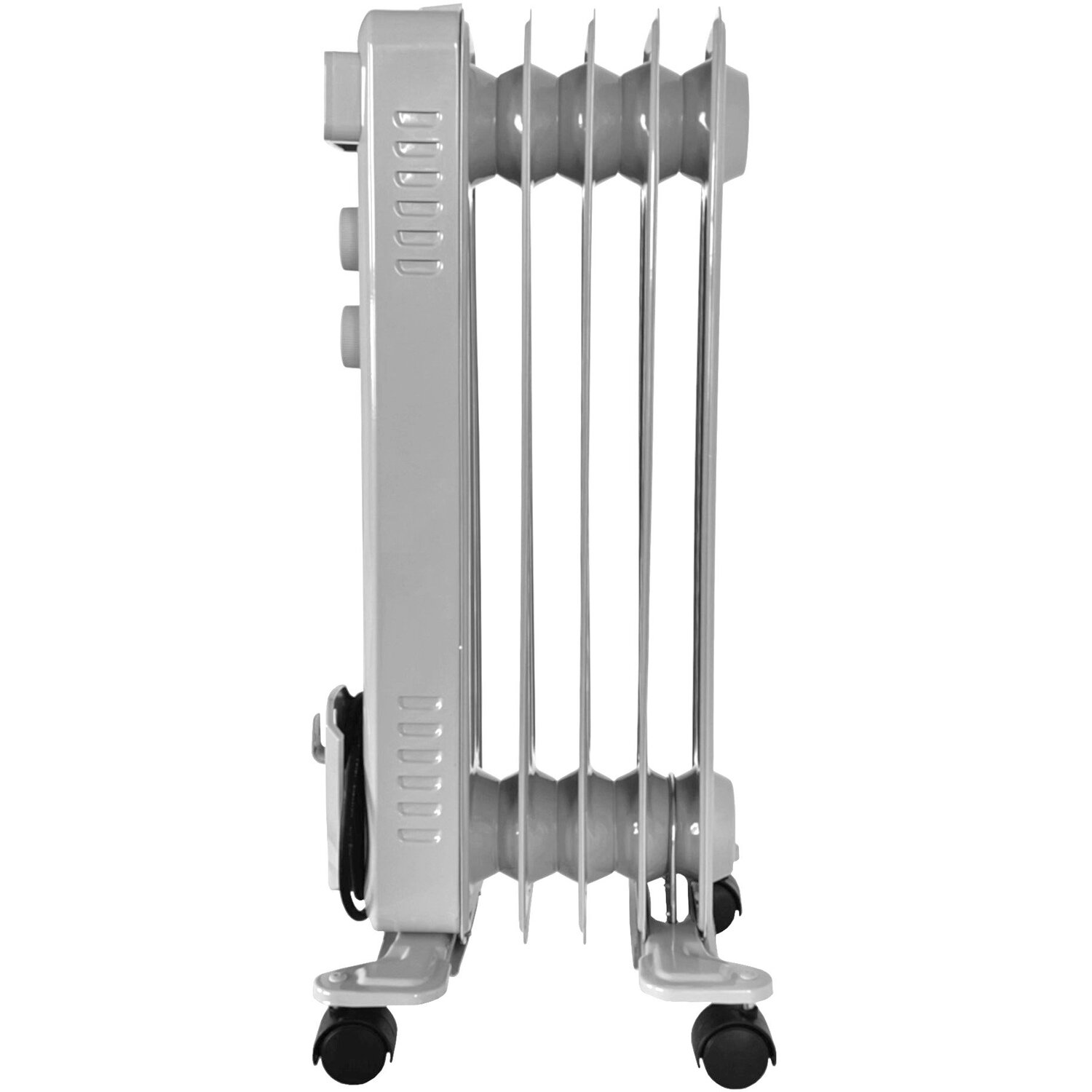 Portable Radiator 1000w Oypla 1000W 5 Fin Portable Oil Filled Radiator