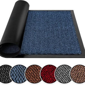 Black / 60cm / Polypropylene / 40 x 60 Heavy Duty Indoor Outdoor Rubber Non-Slip Absorbent Barrier Mat shot 4724962