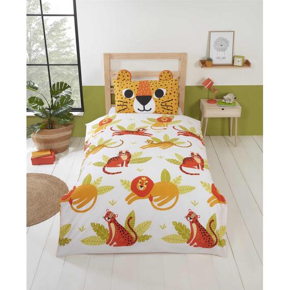Wild Cats Childrens Duvet Cover Set