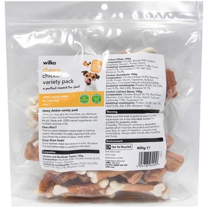 Chewy Chicken Variety Pack Dog Treat