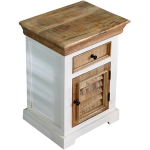 Bianco Solid Mango Wood Small Tv Cabinet White