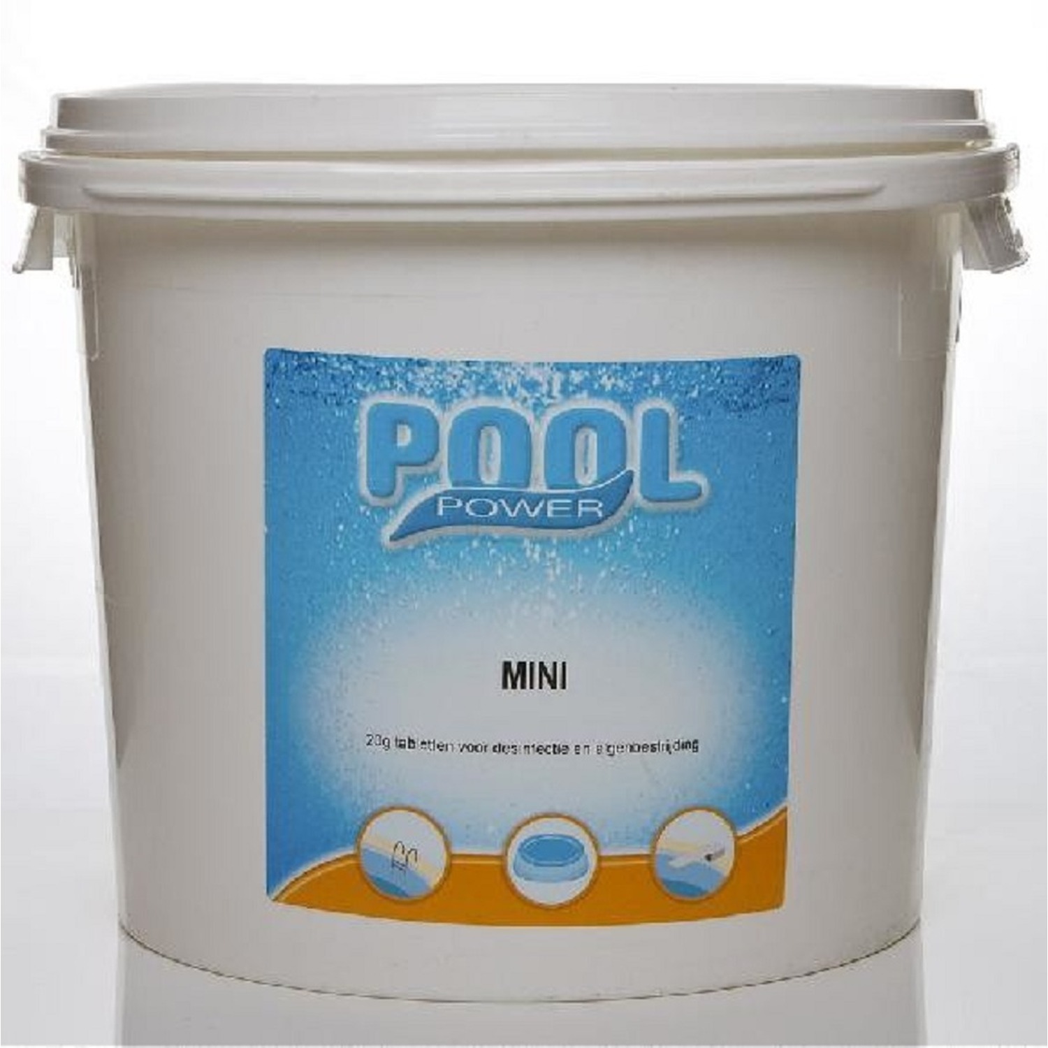 Mini Slow Dissolving Chlorine Tablets - White 5kg