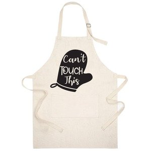Cant Touch This Linen Adult Size Apron