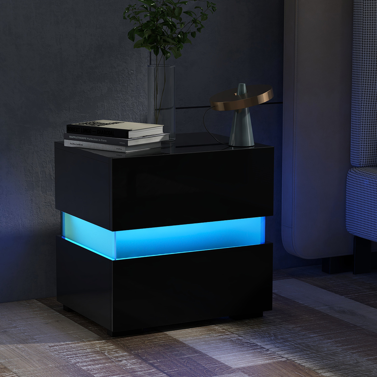 LED Bedside Table