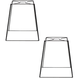 Susie Pair Glass Lantern Easy Fit Light Shade and LED Bulbs