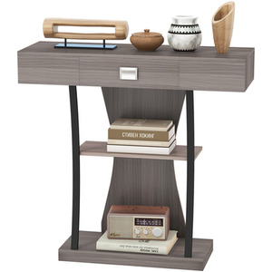 T-Shaped Narrow Sofa Table