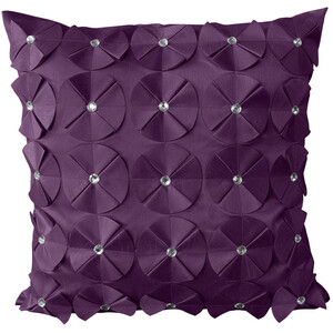 3d Petal Detail With Gem Stud Detail Cushion