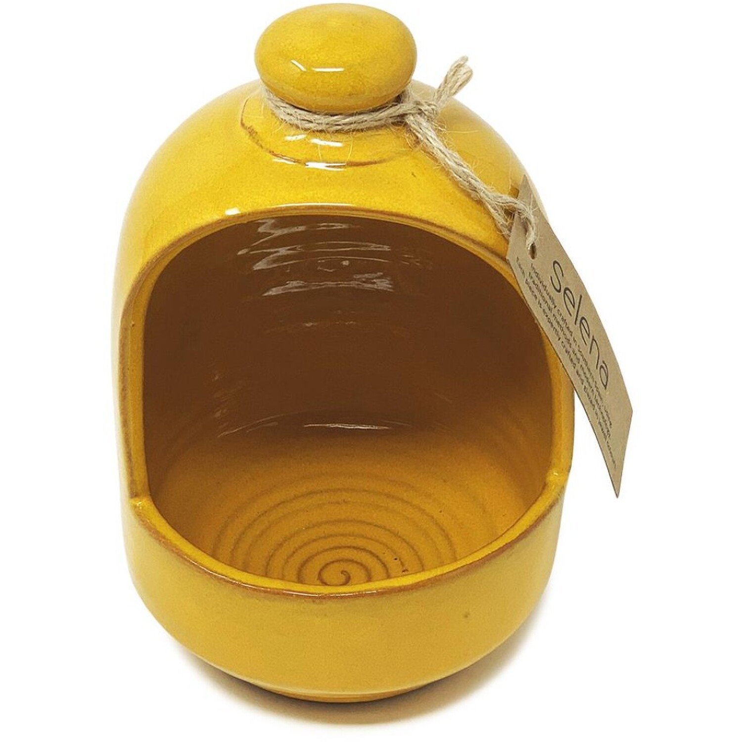 Image of Selena Glazed Hand Dipped Ceramic Salt&hellip;
