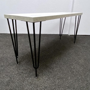 Modern Bench With Hairpin Legs