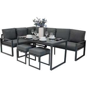 Garden Aluminium Furniture Set 7 seats