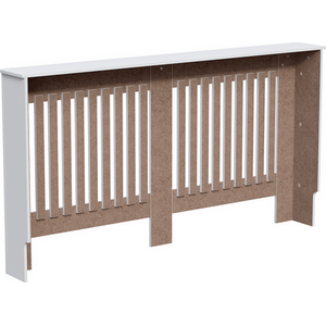 White / 152cm Chelsea Radiator Cover shot 8337191