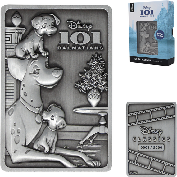 Disney Limited Edition 101 Dalmatians Collectible Metal Ingot