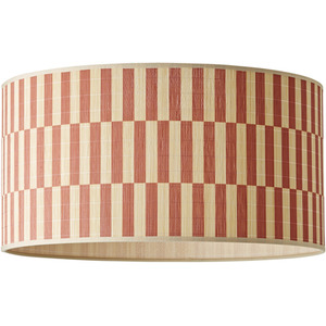 Lori Large Checkerboard Bamboo Drum Ceiling Lamp Shade