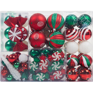 Pack of 100 Candy Cane Lane Baubles