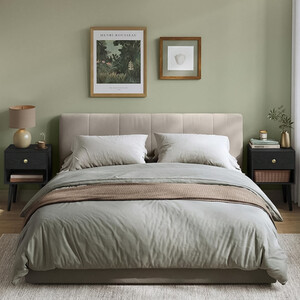 VASAGLE Bedside Table with Storage