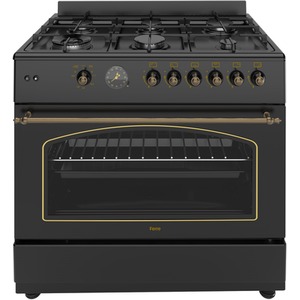 90cm Gas Range Cooker Double Turbo Fan 6 Burner 2