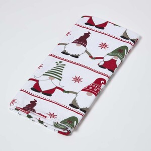 Gonk Christmas Tea Towel