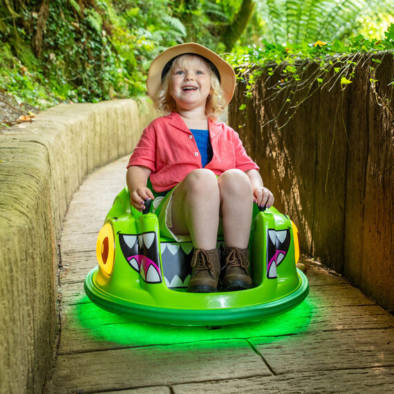 Xootz Dinosaur Bumper Car Kids Electric Ride-On