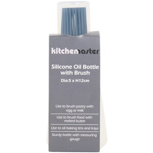 Kitchen Master Silicone Oil Bottle with Brush