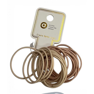 Pack of 24 Metallic Colour Elastics