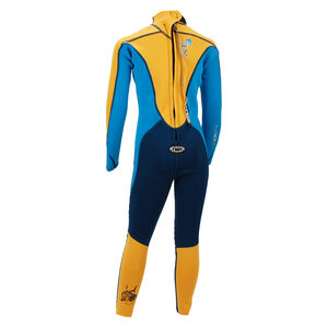 Lime green Black / 6-7 Years TWF XT3 3mm Kids Full Length Wetsuit shot 11218303
