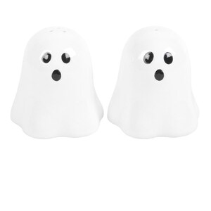 Hauntingly Cute Ghost Salt And Pepper Shakers