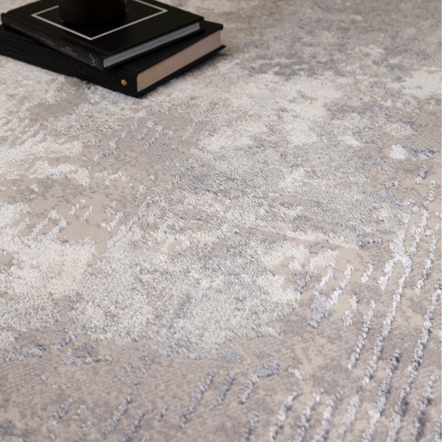 Smart Ritz Rugs Ritz Luxe Shimmer Charocal Living Area Rug