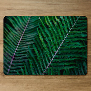 Green leaves, abstract flora texture Designer Placemat Set