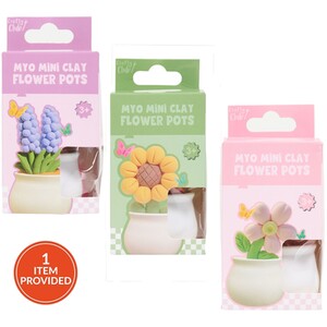 Make Your Own Mini Clay Flower Pot