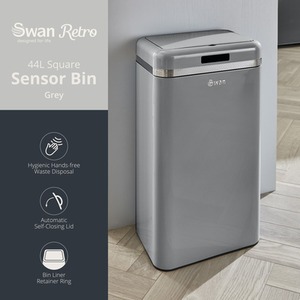 Retro 45L Square Sensor Bin