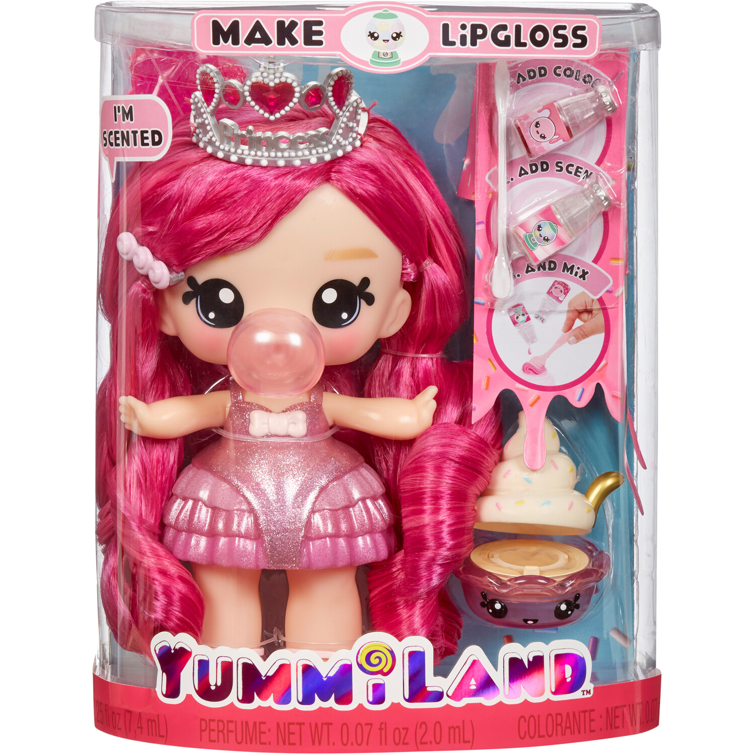 Yummiland Bianca Bubblegum Doll - Pink