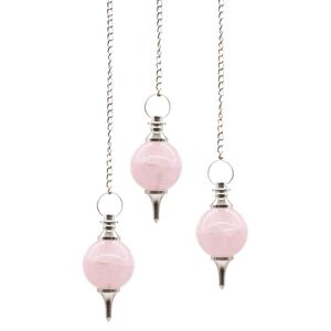 Rose Quartz Sphere Pendulums for Dowsing
