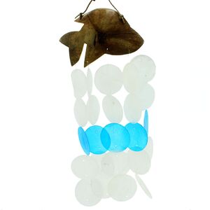 Coconut  Capiz Windchimes Dolphins 30cm