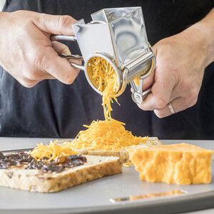 MasterClass Deluxe Stainless Steel Rotary Cheese Grater