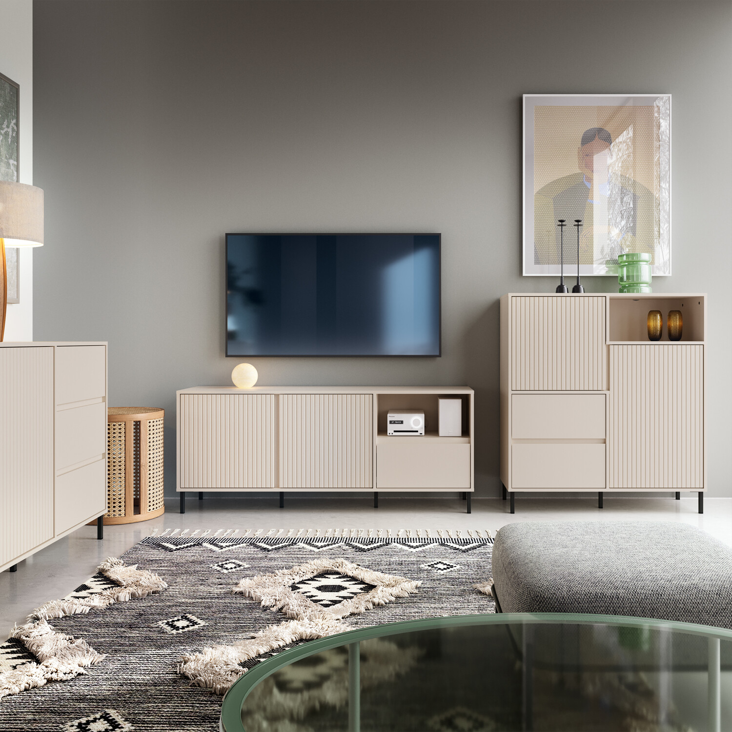 Avenale Sideboard - Cashmere