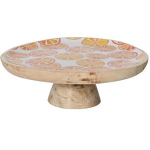 Oranges Cake Plate Serving Stand