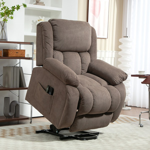 HOMCOM Power Lift Recliner Chair Reclining Chair with Massage Light
