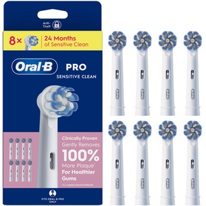 Oral-B Pro Sensitive Clean Toothbrush Heads, 8 Ct