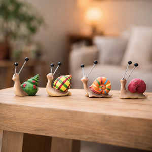 4pc Snail Garden Ornaments